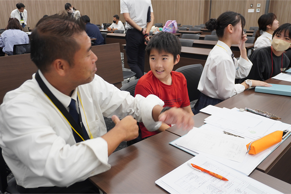 自由研究サポートの様子1